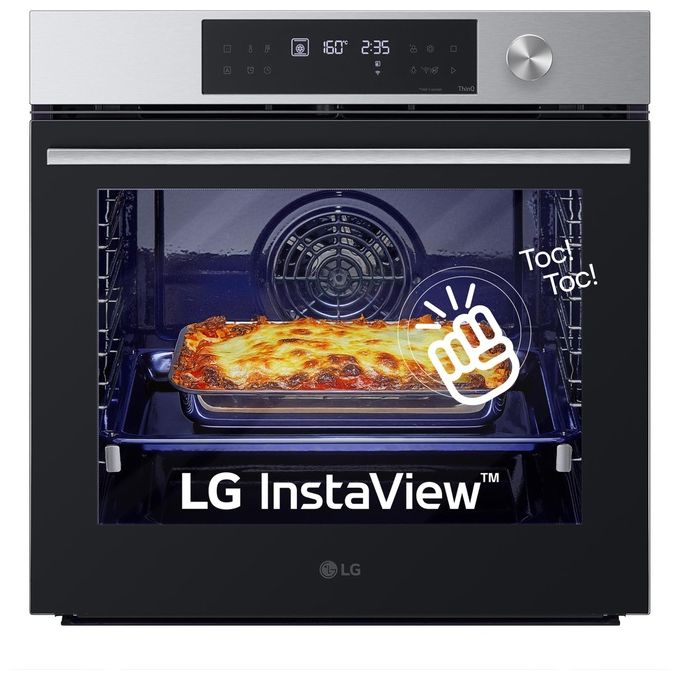 LG InstaView WSED7613S Forno Elettrico 76 Litri Classe Energetica A EasyClean Pirolisi Air Fry Sous Vide Wi-Fi