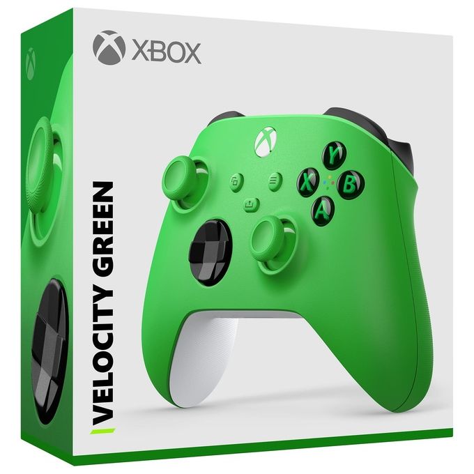 Microsoft Controller Wireless Xbox Velocity Green