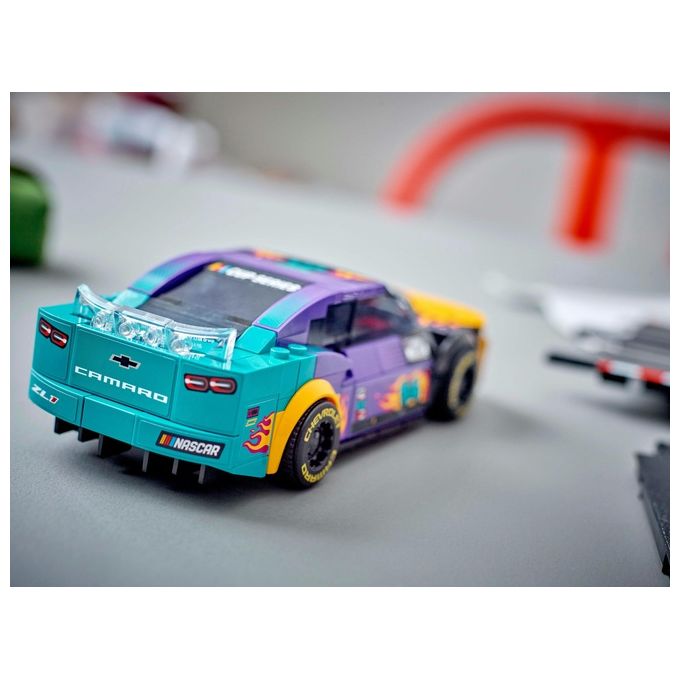 Lego 76935 Speed Champions Set Costruzione NASCAR Next Gen Chevrolet Camaro ZL1 328 Pezzi