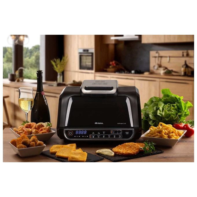 Ariete 4635 Air Fryer Grill Friggitrice ad aria 8 L 1700 W 8 Programmi Display Touch colore Nero
