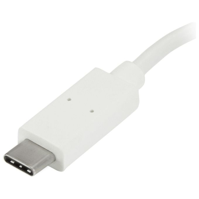 StarTech Hub Usb-C a 4 Porte Usb 3.0 Perno e Concentratore Usb Tipo C Bianco