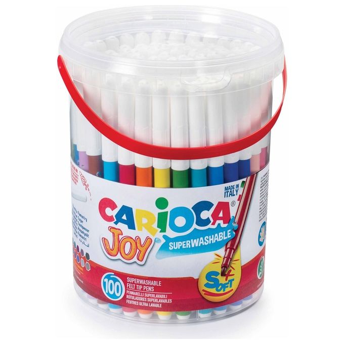 Carioca Confezione 100 Pennarello Joy Assortiti