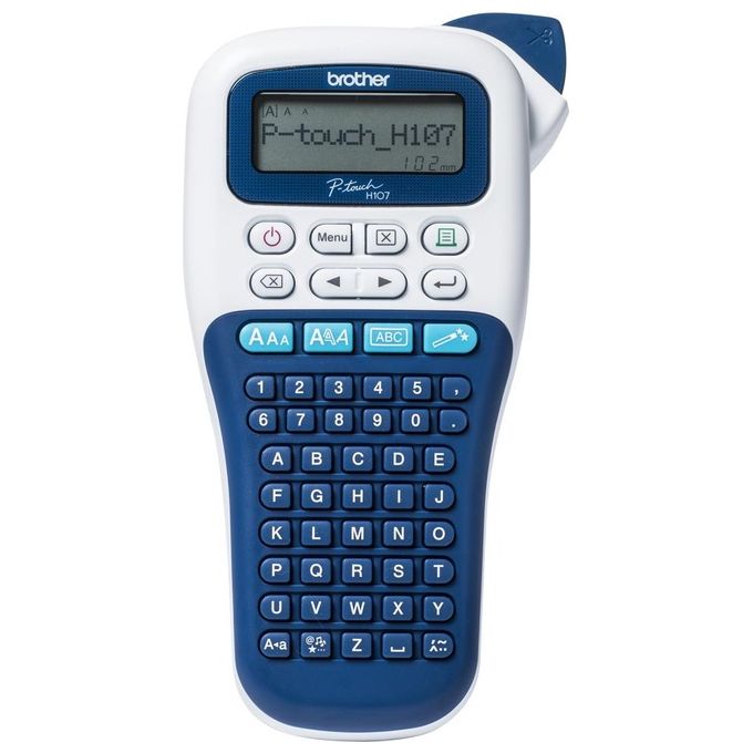 Brother Pt-h107 X Stampante per Etichette fino a 12mm Alimentazione con Batterie AA