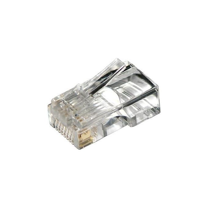 Digitus connettore plug 8 poli cat. 5e utp non schermato rj45 per cavo rete flessibile (a-mo 8-8 sr)