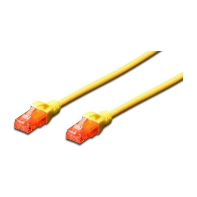 Digitus cavo rete utp cat. 6 non schermato lszh mt. 10 giallo