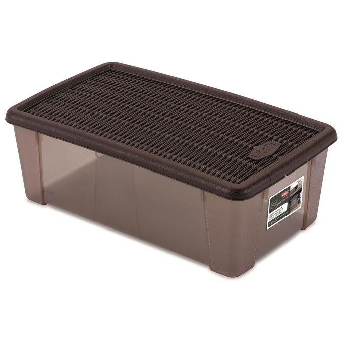 Stefanplast 05083 Scatola Multiuso Elegance 33x19x11cm Moka