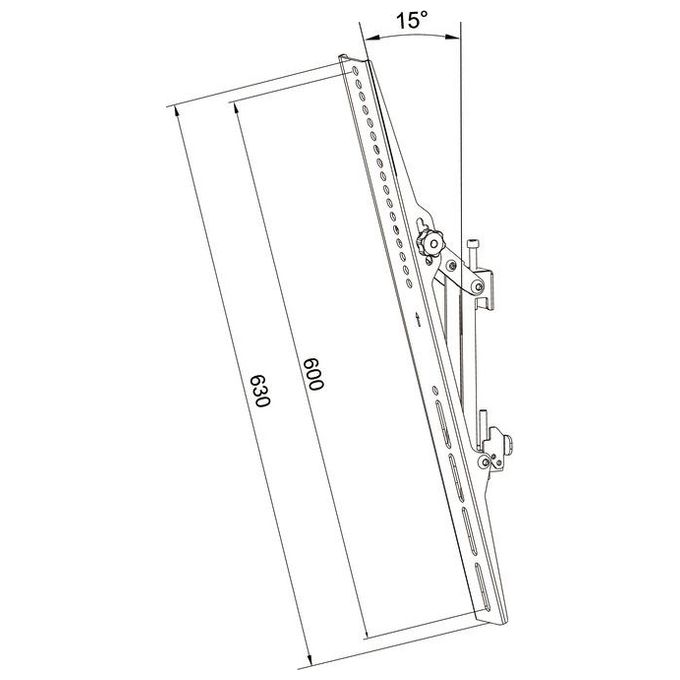 Multibrackets 3767 Hardware Pro Series Part Tilting Brackets Vesa 600