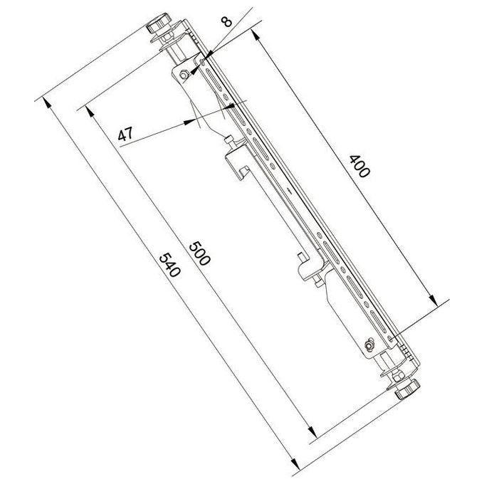 Nilox Pro Series Part Staffa per Tv a Schermo Piatto 65