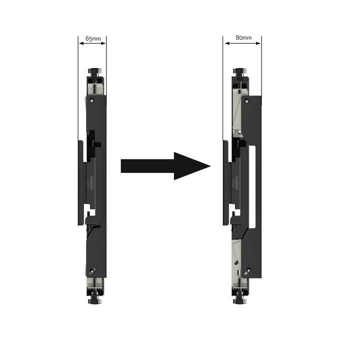 Nilox Pro Series Part Staffa per Tv a Schermo Piatto 65