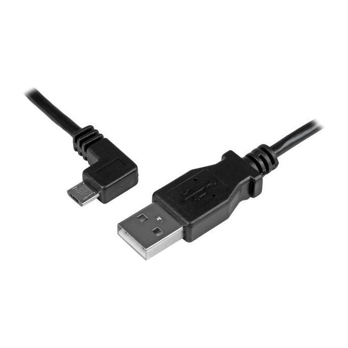 Startech.com Cavo Micro-Usb da Ricarica e Sincronizzazione Angolato Sinistra da 0.5mt