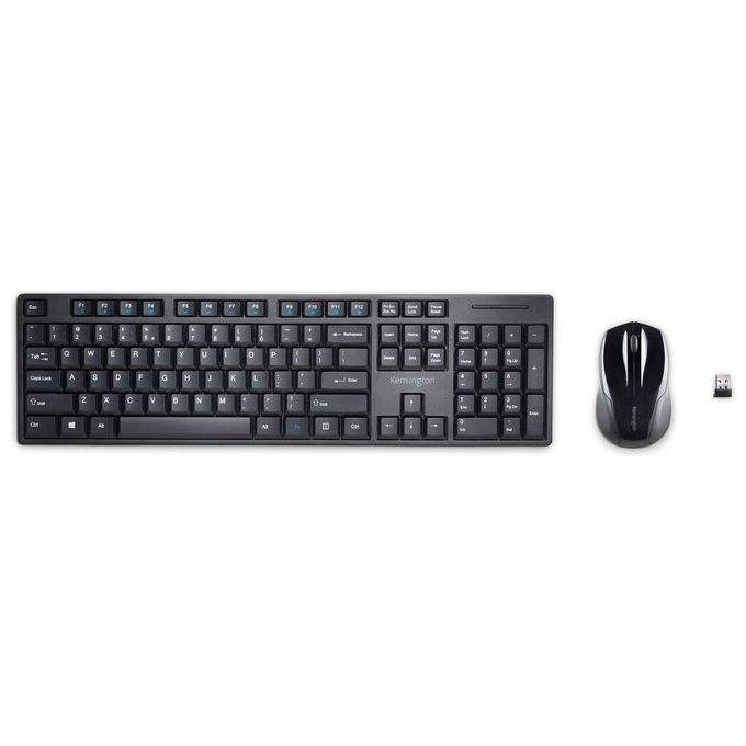 Kensington Pro Fit Low-Profile Desktop Set Set mouse e tastiera wireless 2.4 GHz
