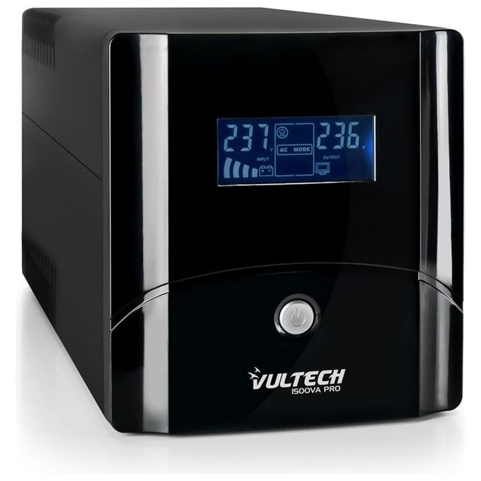 Vultech UPS1500VA-PRO Gruppo di Continuita' UPS A Linea Interattiva 1500 VA 800W 4 Prese AC