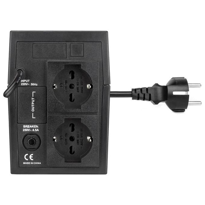 Vultech UPS650VA-LITE Gruppo di Continuita' Ups 650 VA 2 Prese AC Standby Offline