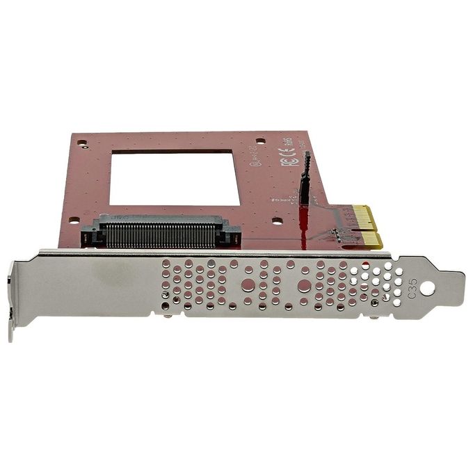 StarTech Scheda Adattatore PCI Express ad U.2 NVMe Ssd Sff-8639 da 2,5'' PCIe 3.0 x4