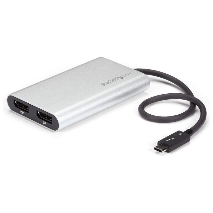 StarTech Adattatore DisplayPort a Thunderbolt 3 4K 60Hz Compatibile Mac e Windows