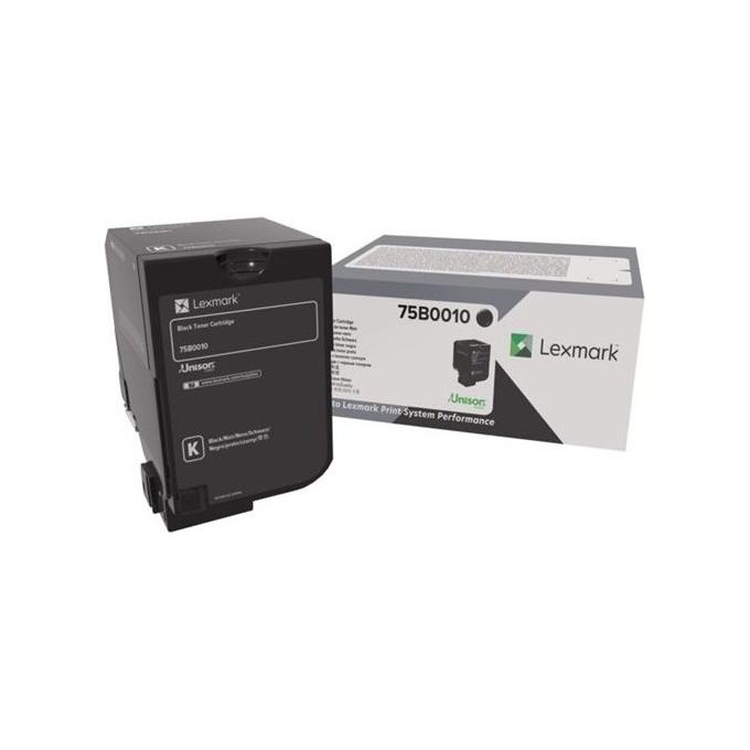 Lexmark 75b0010 Toner Originale Nero 1 Pezzo