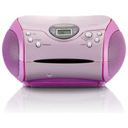 Lenco SCD-24 Stereo Boombox Radio FM Cd-Player Rosa
