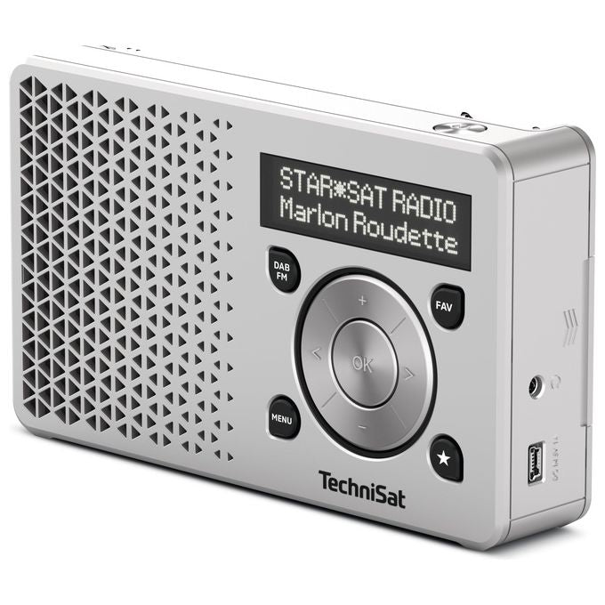 Technisat DigitRadio 1 Radio Portatile Digitale Argento