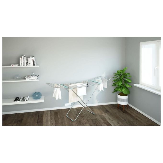Colombo Stendino Emotion 20mt in Alluminio Robusto e Leggero Ideale per Casa e Arredamento