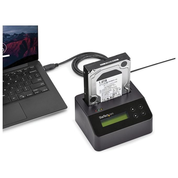 Startech Dock Autonomo ed Eraser per Sata da 2,5''-3,5'' Supporto 4Kn