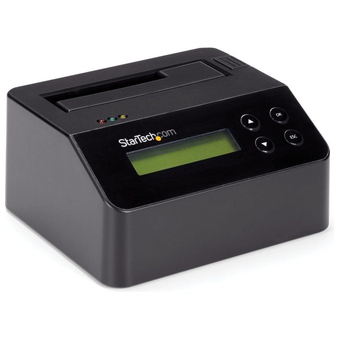 Startech Dock Autonomo ed Eraser per Sata da 2,5''-3,5'' Supporto 4Kn