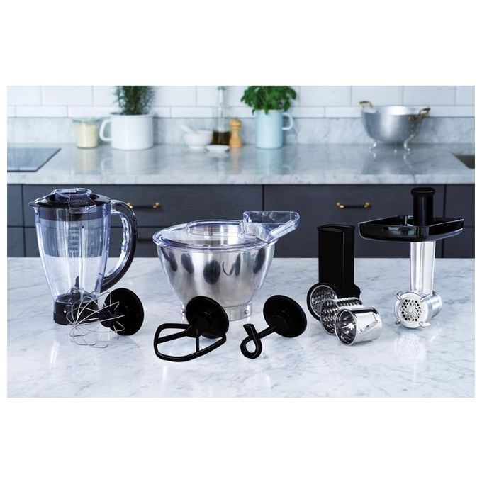 Electrolux EKM3700 Impastatrice Planetaria 800W 6 Velocita' 4 Litri Nero
