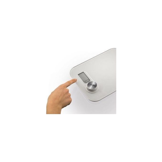 Macom Just Kitchen 868 Smart Scale Bilancia Elettronica per Alimenti senza Batterie Bianco