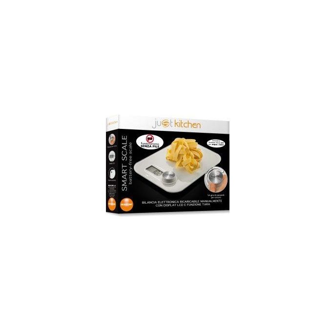 Macom Just Kitchen 868 Smart Scale Bilancia Elettronica per Alimenti senza Batterie Bianco