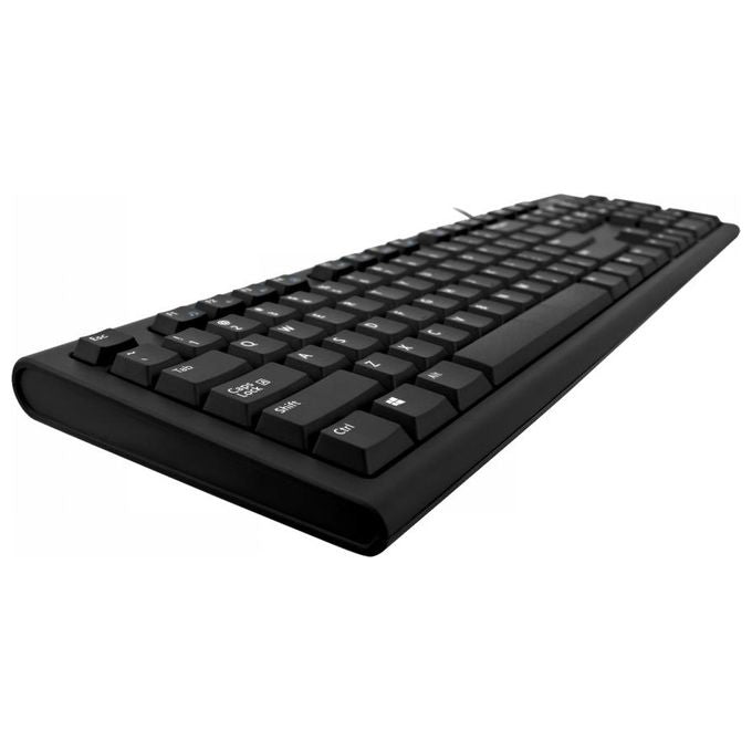 V7 CKU200IT Set Tastiera e Mouse con Cavo Usb e Adattatore PS2