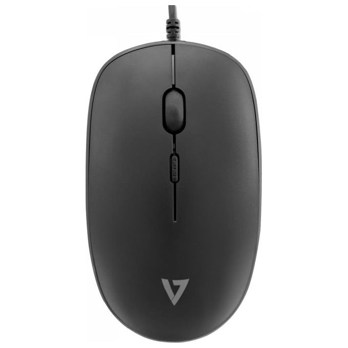 V7 CKU200IT Set Tastiera e Mouse con Cavo Usb e Adattatore PS2