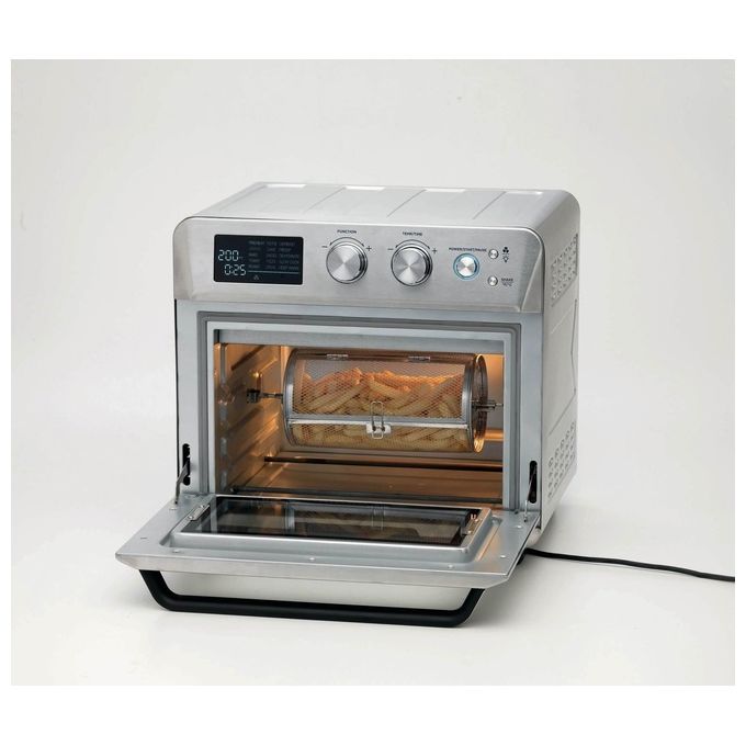 Ariete 4629 Friggitrice ad Aria e Forno 25 Litri 1700W 15 Funzioni di Cottura Silver