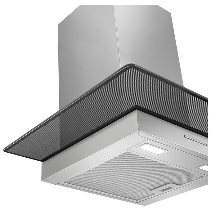 Smeg KBT600VE Cappa a Espulsione Decorativa Murale Estetica Universale Classe energetica B 3 Velocita' 60 cm Inox