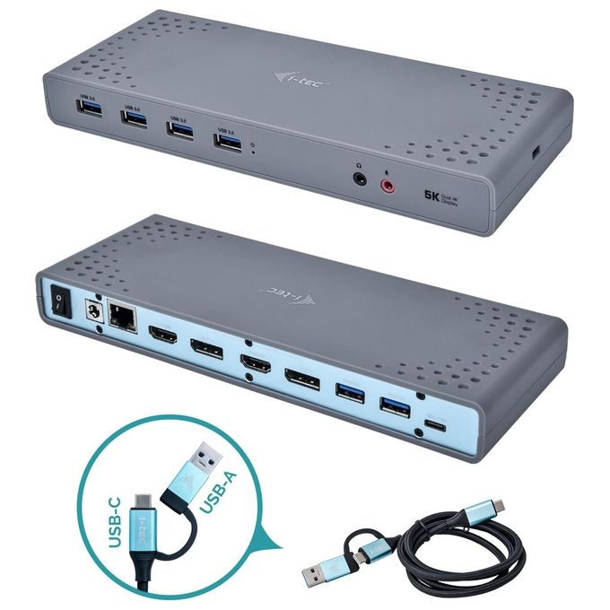 I-Tec Usb 3.0 - Usb-c - Thunderbolt 3 Dual Display Docking Station