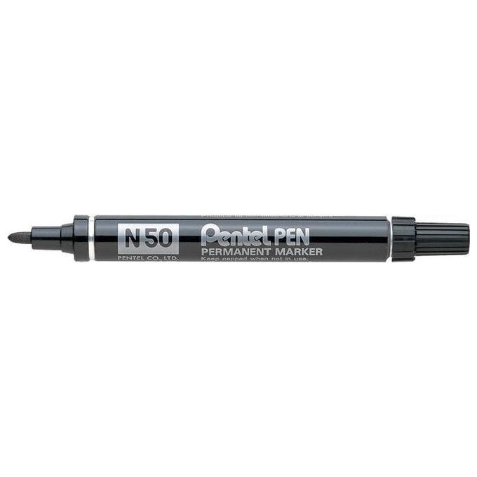 Pentel Cf12 marcatori N50 Punta Tonda Nero