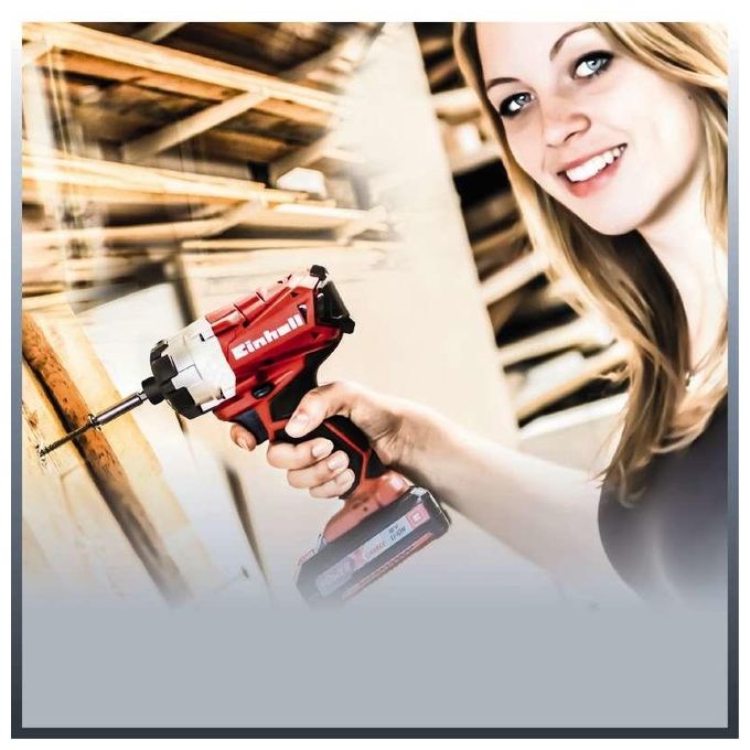 Einhell Avvitatore A Impulsi A Batteria Te-Ci 18 Bl (Batteria Non Inclusa)