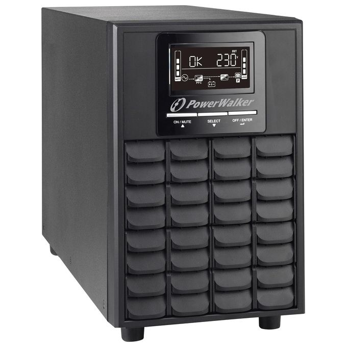 PowerWalker VFI 1500 CG PF1 Gruppo di Continuita' UPS 1500 VA 4 Prese AC Doppia Conversione online