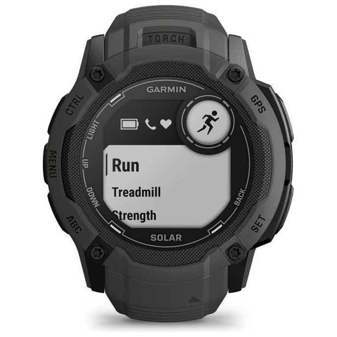 Garmin Instinct 2X Solar 50mm GPS Outdoor Sport Salute Notifiche Graphite