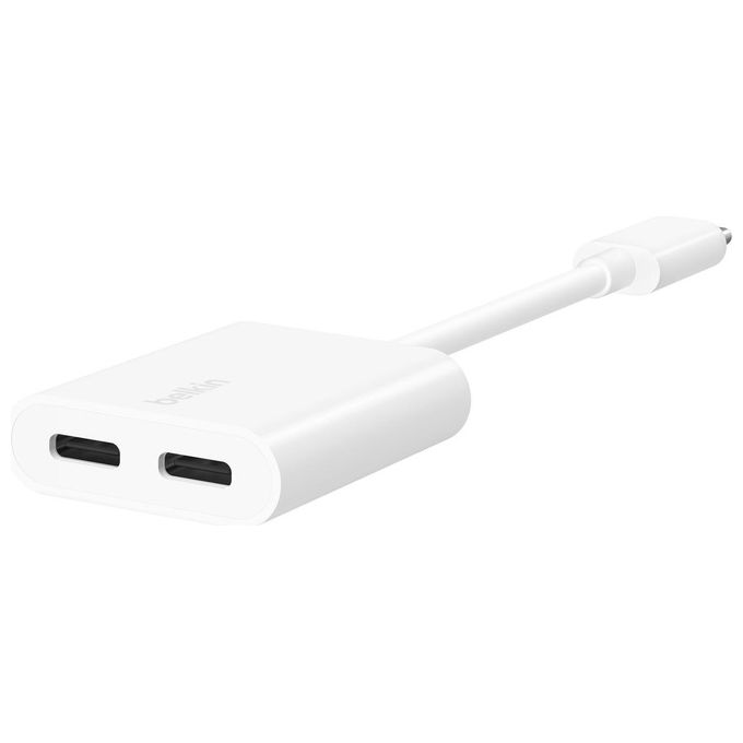 Belkin RockStar Adattatore Audio con Ricarica USB-C