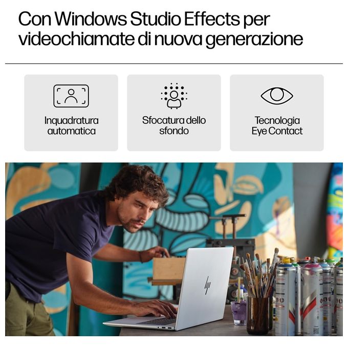 HP ENVY 17-da0003nl Intel Core Ultra 7 155u 16Gb Hd 1Tb Ssd Nvidia Geforce Rtx 3050 17.3'' Windows 11 Home