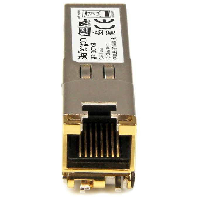 StarTech.com Modulo Ricetrasmettitore in Rame SFP RJ45 Gigabit Conforme MSA 1000Base-TX