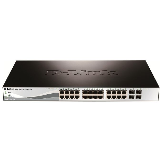 D-Link DGS-1210-28P Switch Gestito 28 Porte L2 Gigabit Ethernet 10-100-1000 Supporto Power over Ethernet 1U