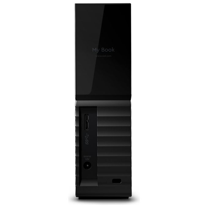 WD My Book 4TB Hard Disk per Desktop USB 3.0 Protezione Password e Back-Up Automatico Nero