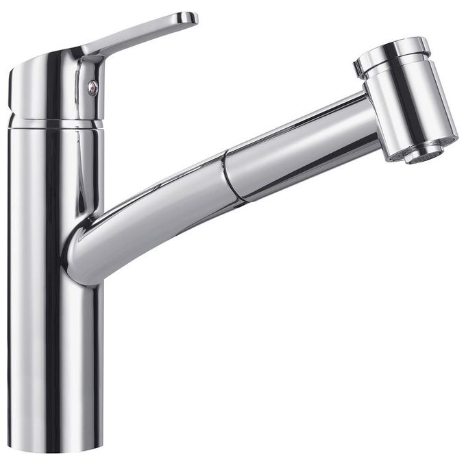 Franke Smart Doccia Miscelatore monocomando con doccetta doppiogetto e canna girevole 110° Cromato 115.0391.482