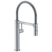 Franke Pescara Semi-Pro L Miscelatore monocomando con canna girevole 360° e doccetta orientabile doppio getto Gancio magnetico Acciaio inossidabile 115.0472.960