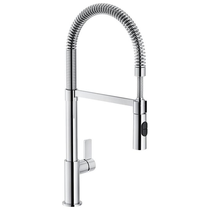 Franke Fox Semi-pro Doccia Miscelatore monocomando con doccetta orientabile doppio getto Cromo 115.0486.993