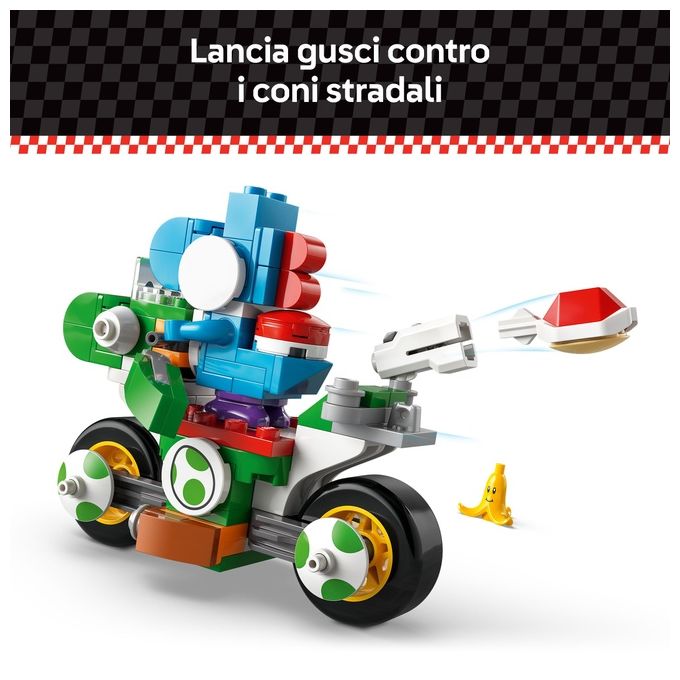 LEGO Set Moto Yoshi 72031 Mario Kart Super Mario in Edizione Esclusiva per Appassionati di Costruzioni Creative