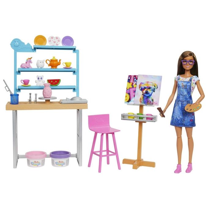 Mattel Playset Barbie Studio Creativo con Bambola