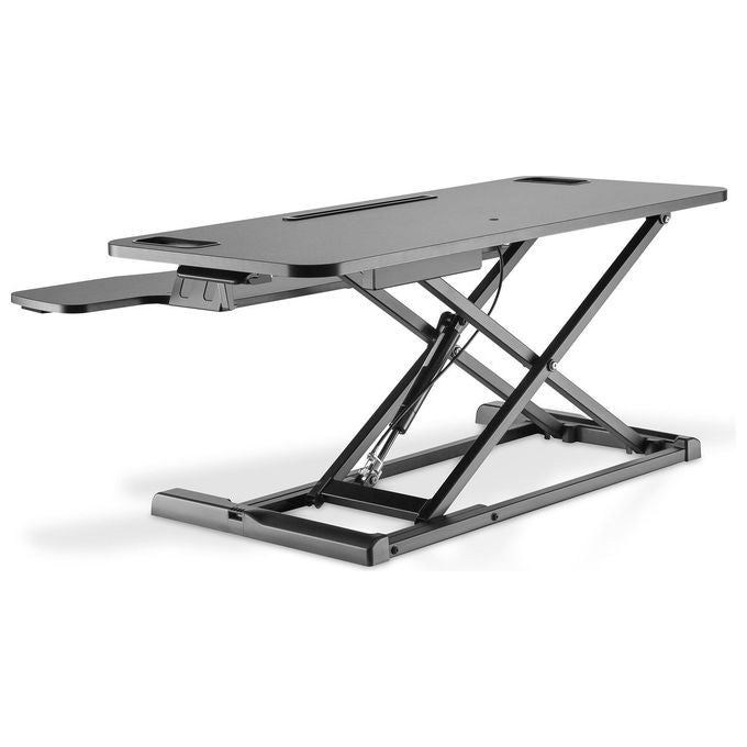 Digitus DA-90380-1 Supporto da Tavolo per Tv a Schermo Piatto Libera Installazione Nero