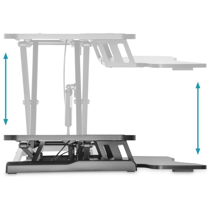 Digitus DA-90380-1 Supporto da Tavolo per Tv a Schermo Piatto Libera Installazione Nero