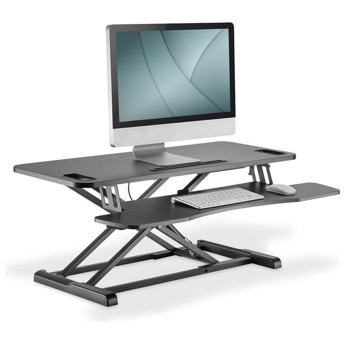 Digitus DA-90380-1 Supporto da Tavolo per Tv a Schermo Piatto Libera Installazione Nero